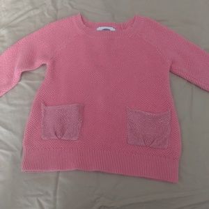 Pink long sleeve sweater
